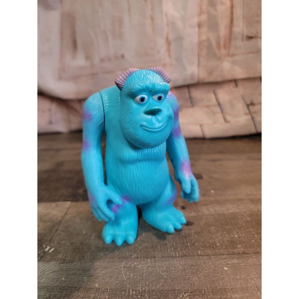 McDonald's Pixar Disney Monsters Inc Sulley blue‎ toy figure